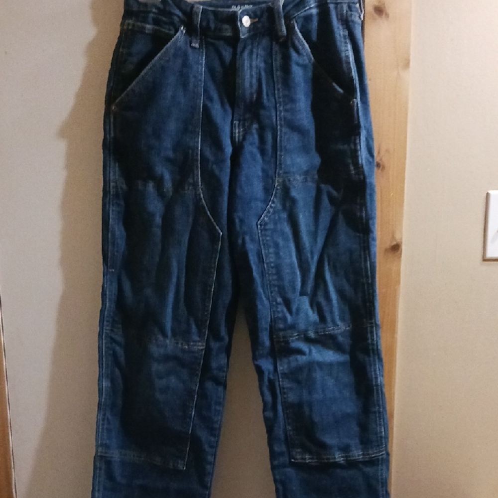 Old Navy Dark Blue Wide Leg Jeans
